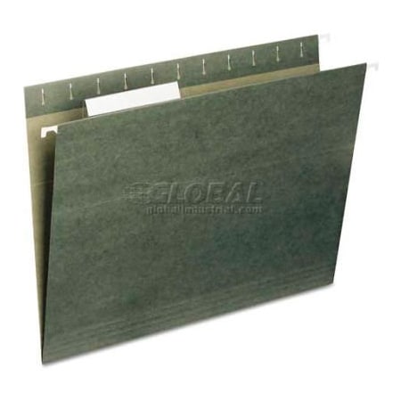 Universal Universal Hanging File Folders, 1/5 Tab, 11 Point Stock, Legal, Standard Green, 25/Box 14215
